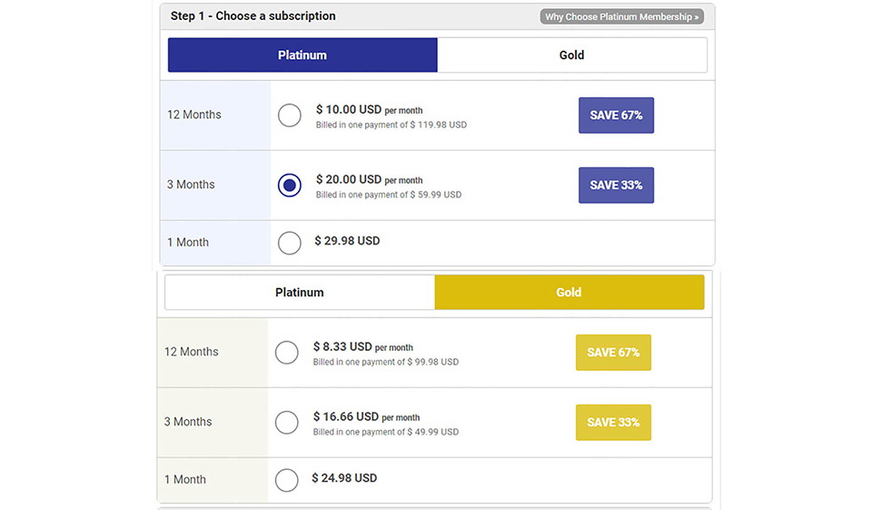Płatne członkostwo