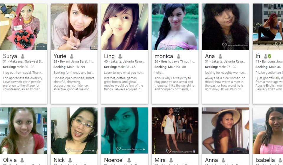 Caractéristiques du site de rencontre IndonesianCupid.com