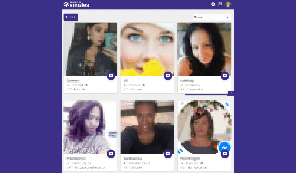 Interfaz de perfil