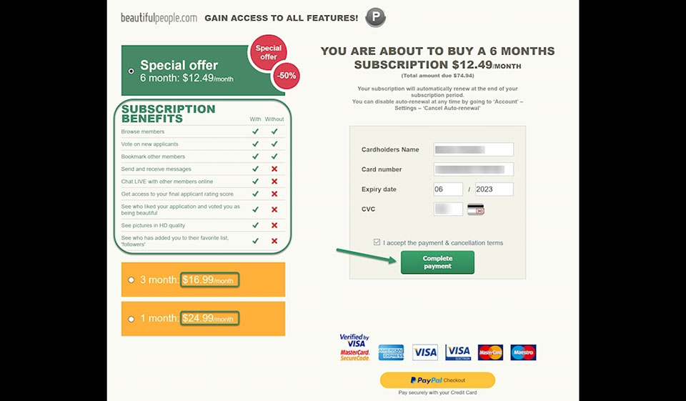 Types d'abonnement et prix