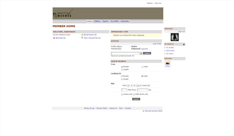 Married Secrets Incontri Caratteristiche del sito web