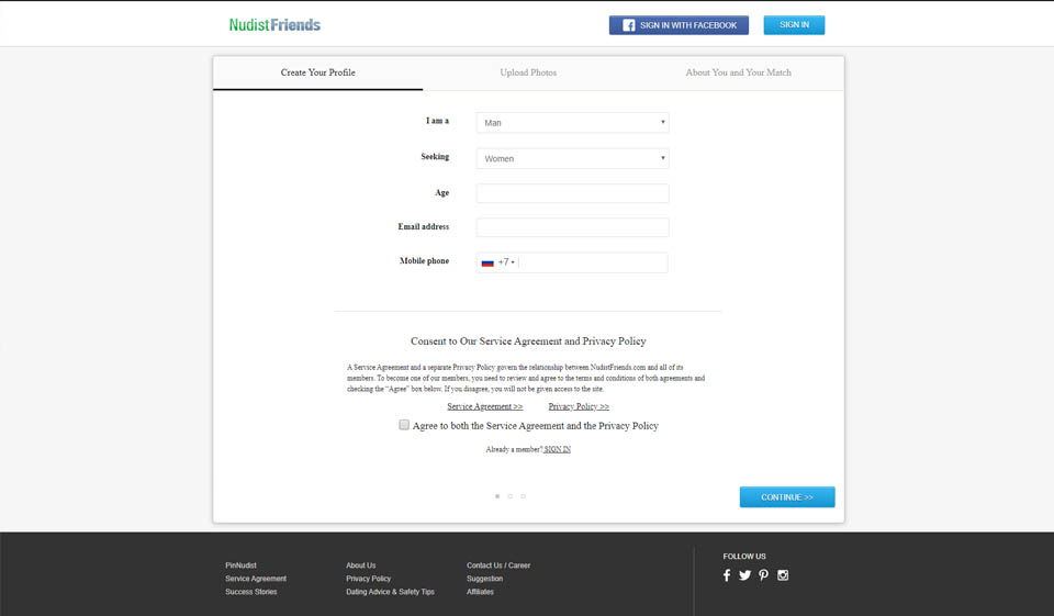 Sign-Up & Login Process