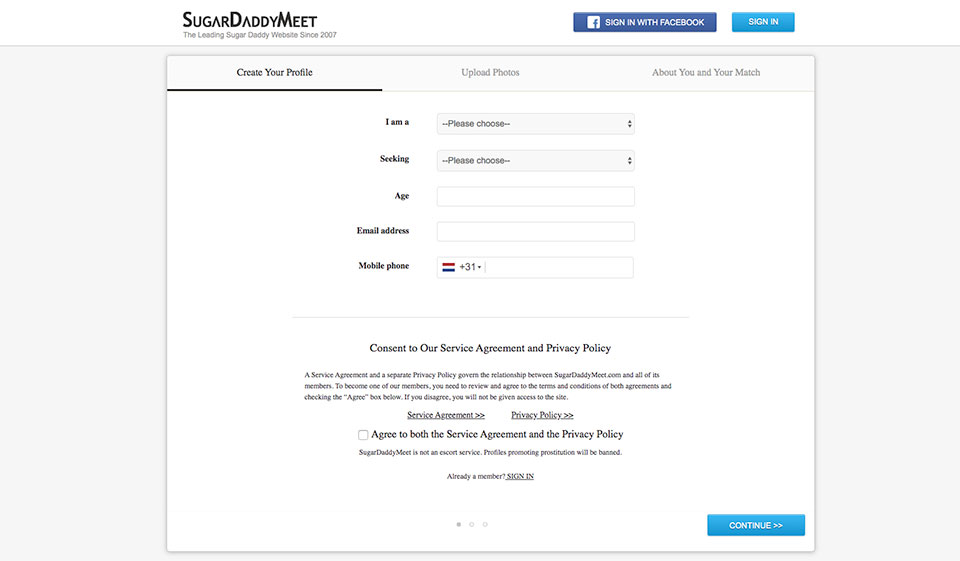 Sign-Up & Login Process