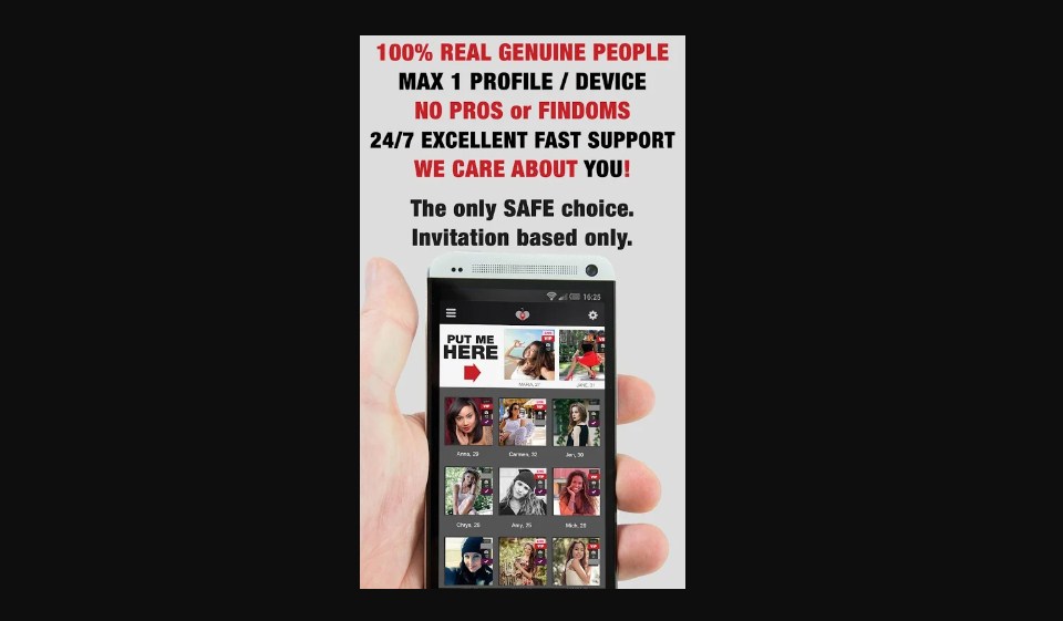 Características del sitio web de citas Vanilla Umbrella